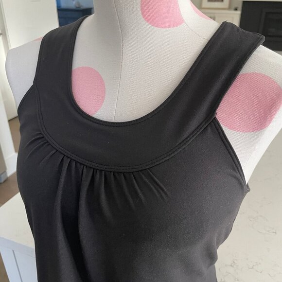 Soybu Sleeveless Fit and Flare Polyester Dress w Shelf Bra Black Sz S - Picture 4 of 8